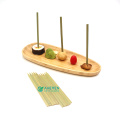 Anhui EVEN Factory Wholesale Natural Bamboo Flat Skewers Sticks For Supermarket Sale